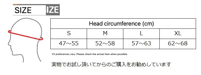 ICHIGEKI Reversible Headguard HG-21 - English size and fit guide