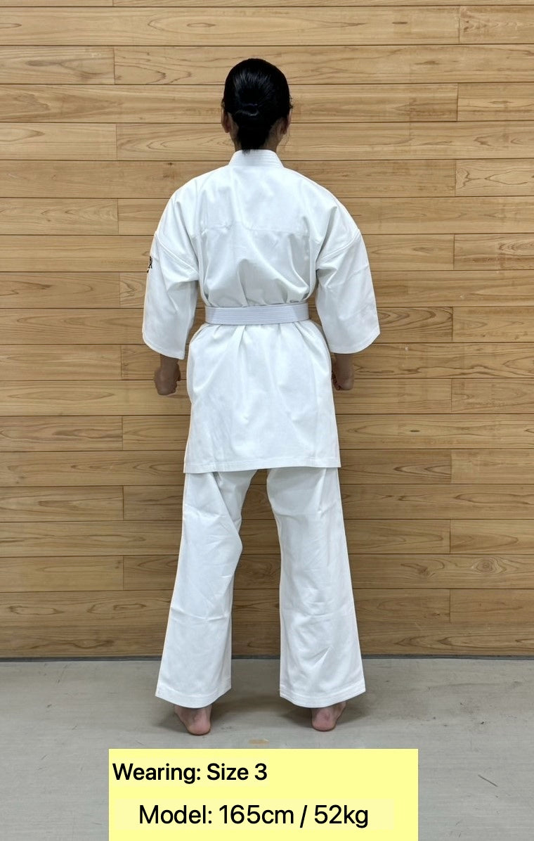 KI-51 Starter Karate Gi - English size and fit guide