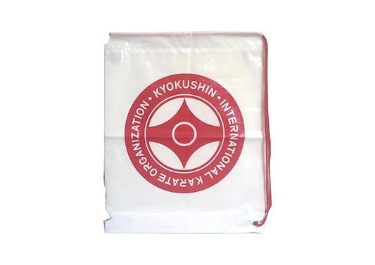 Original Drawstring Shoulder Bag - White / Red